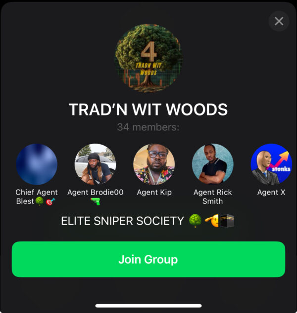 TRADN WIT WOODS (ELITE SNIPER SOCIETY)